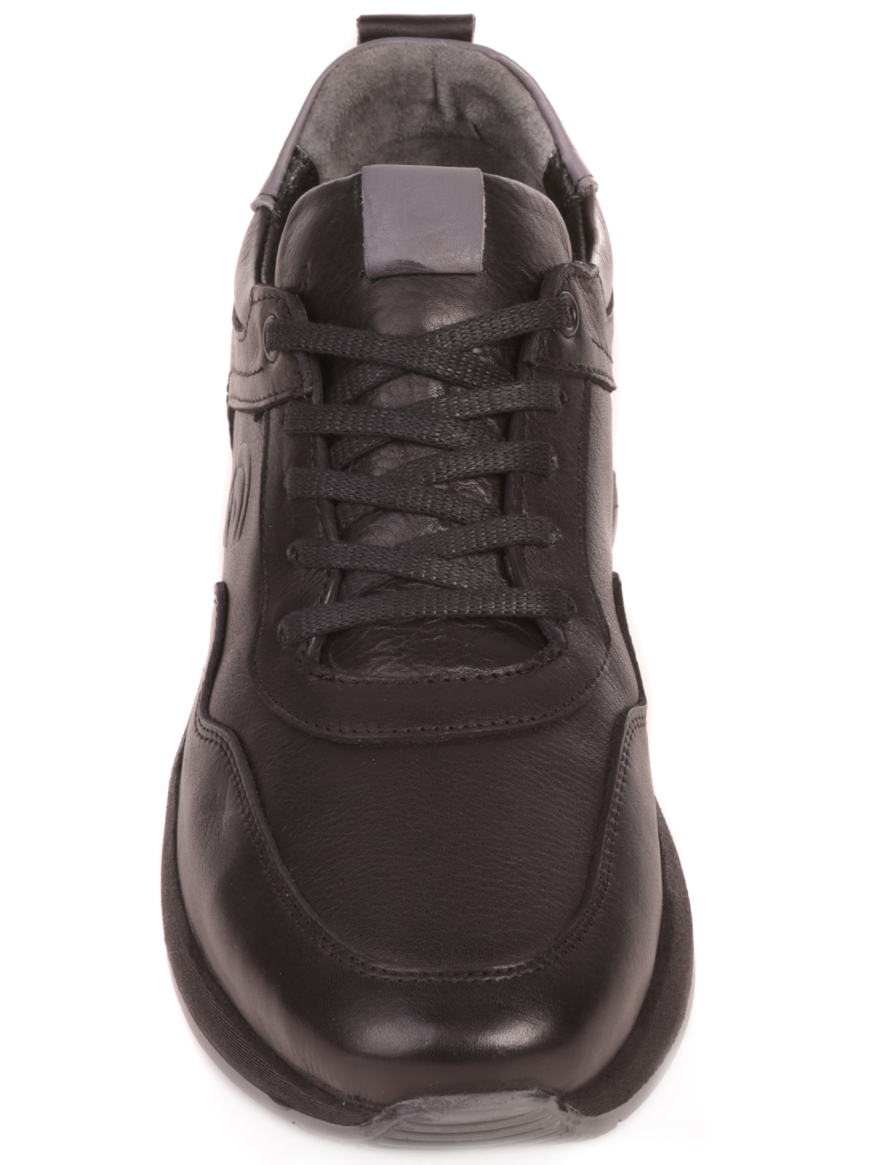 Мъжки обувки от естествена кожа в черно 7AT-23749 black