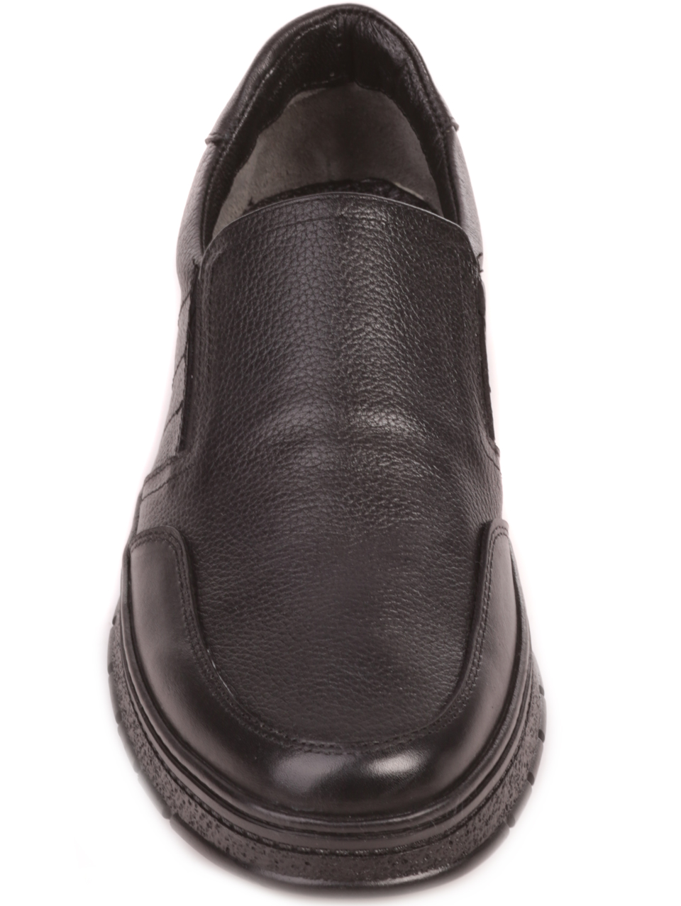 Мъжки обувки от естествена кожа в черно 7AT-23738 black