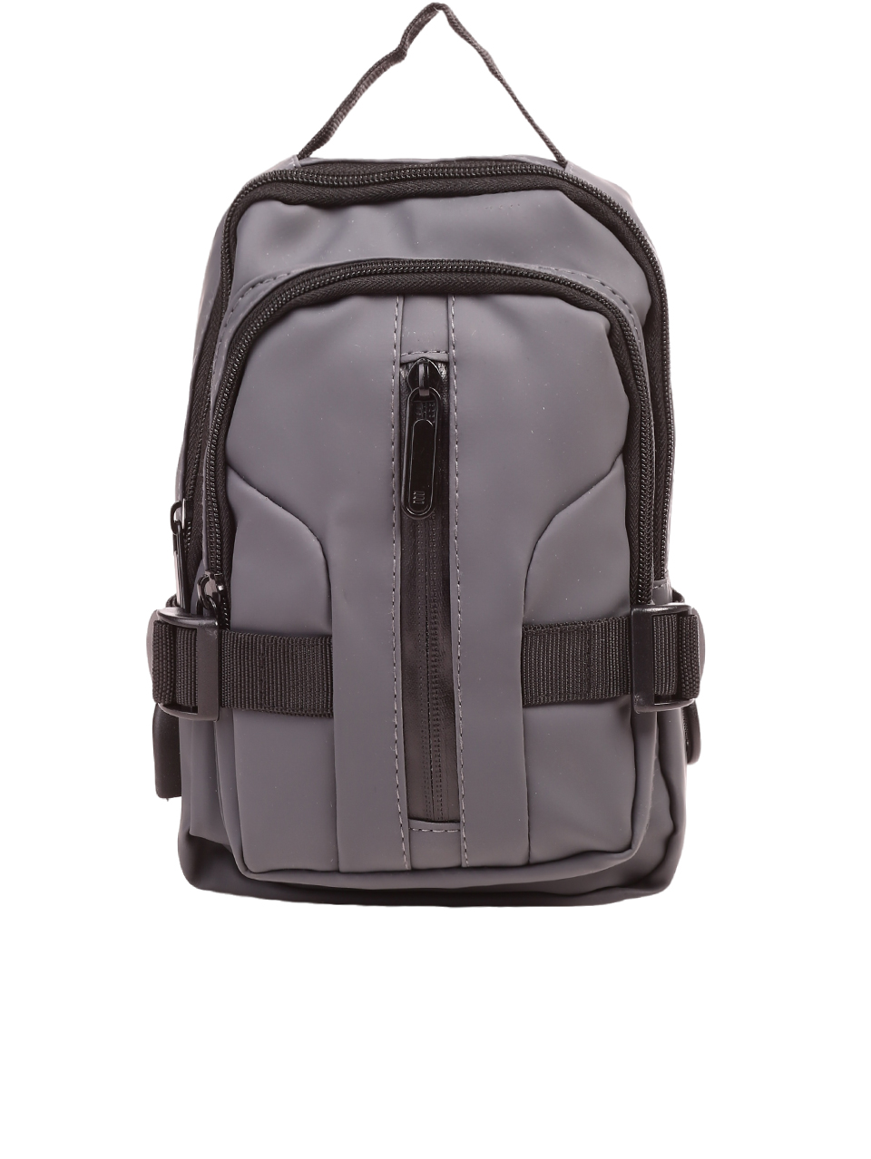Мъжка чанта в сив цвят 9AT153-039 dk.grey