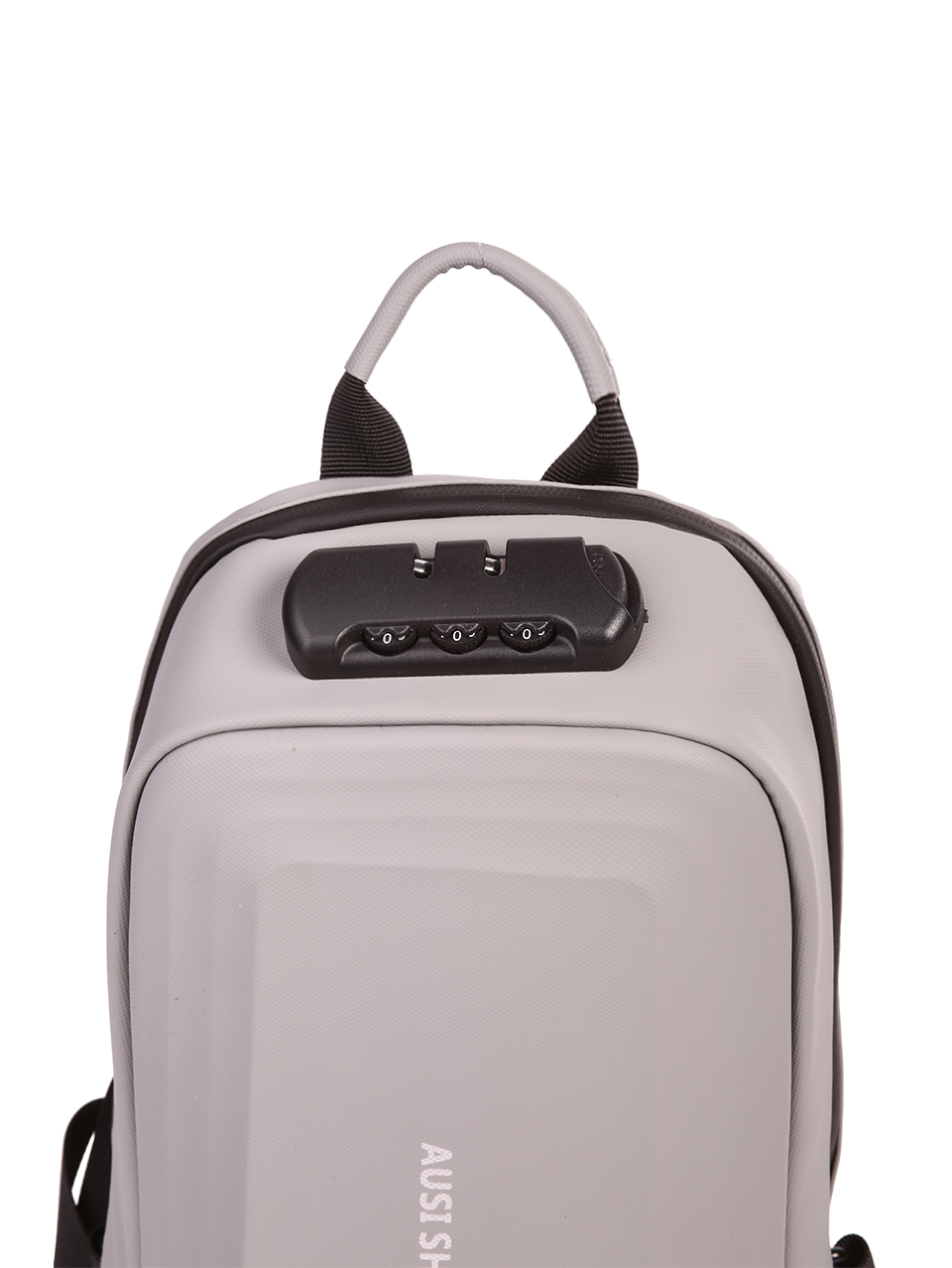 Чанта с външно заключване с код в сиво 9AT153-042 grey