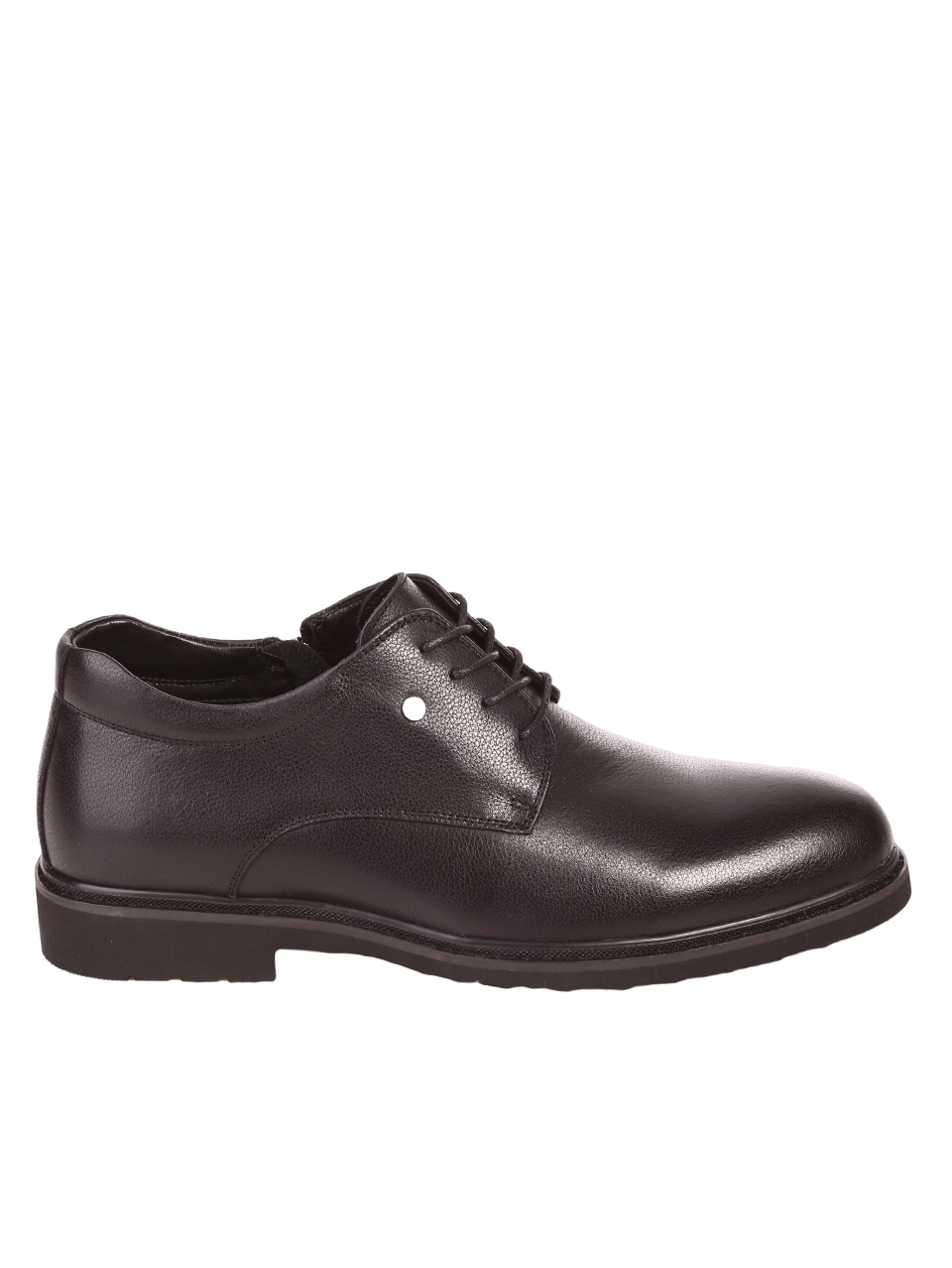 Елегантни мъжки обувки от естествена кожа в черно 7I-23626 black
