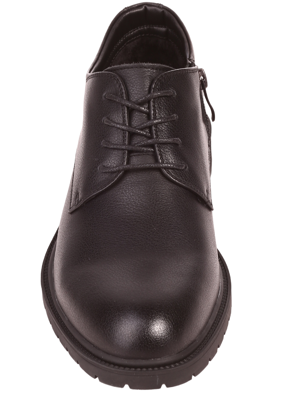 Елегантни мъжки обувки от естествена кожа в черно 7I-23627 black