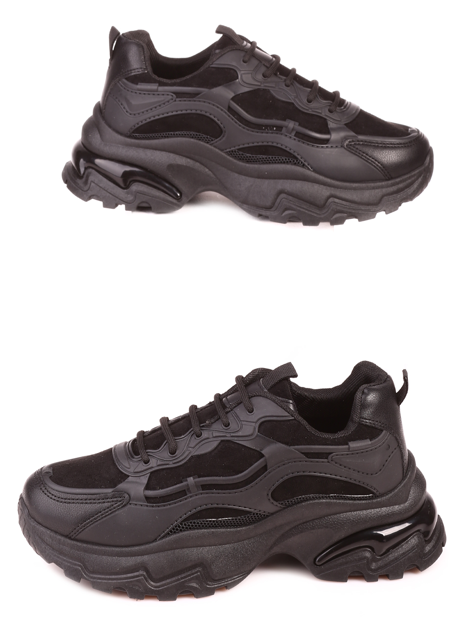 Ежедневни дамски обувки в черно 3U-23552 black