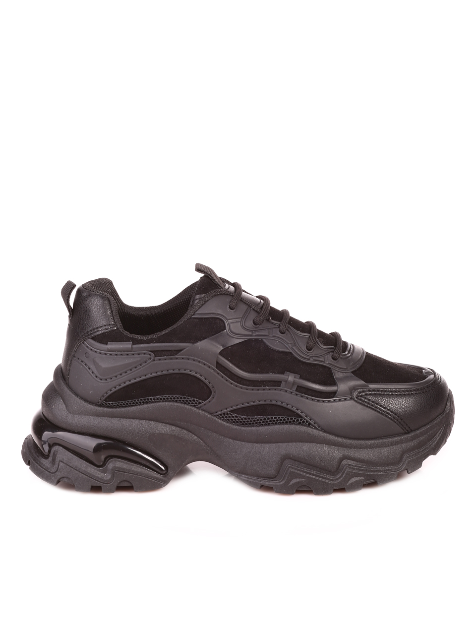 Ежедневни дамски обувки в черно 3U-23552 black