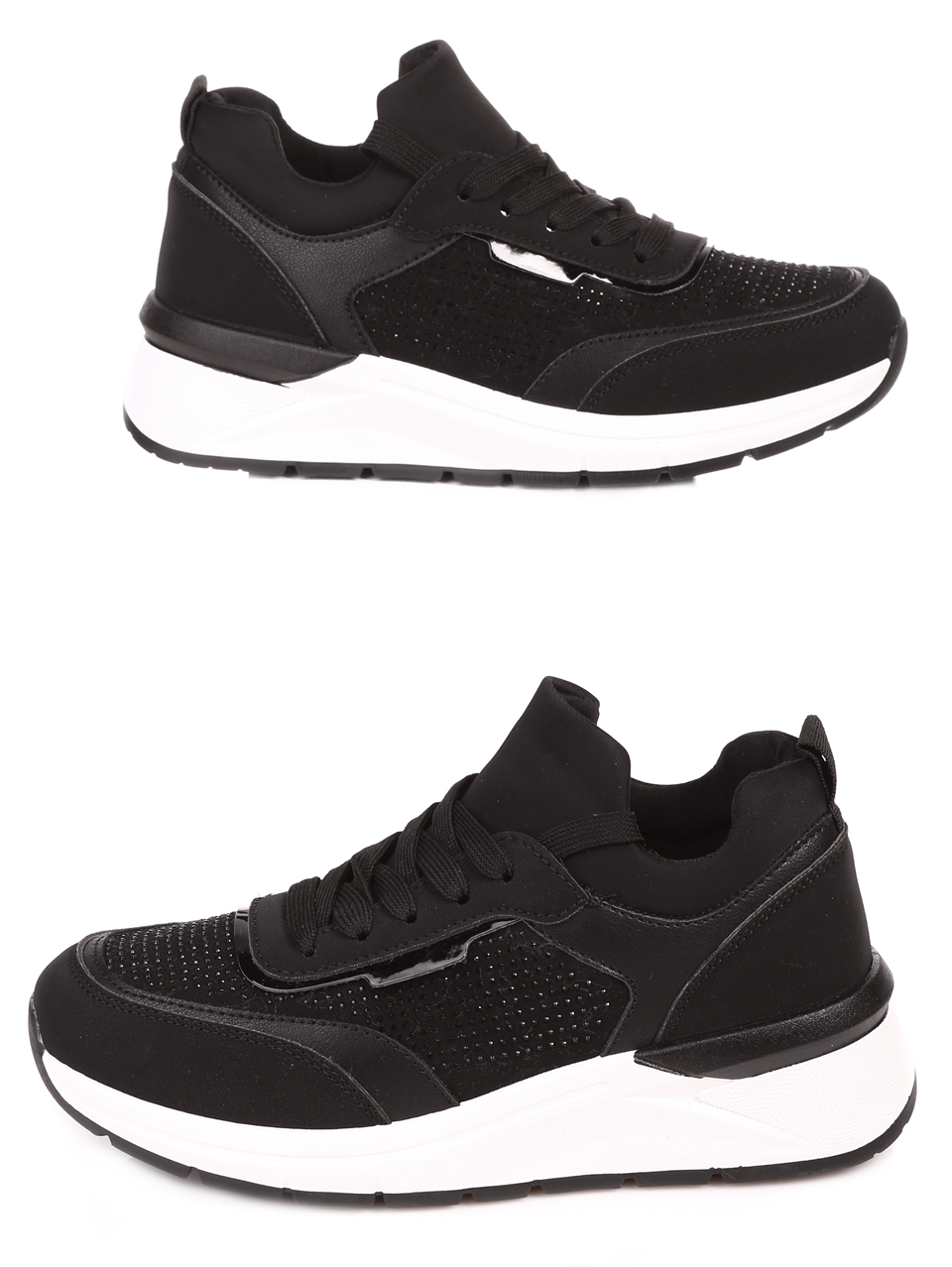 Ежедневни дамски обувки в черно 3U-23554 black