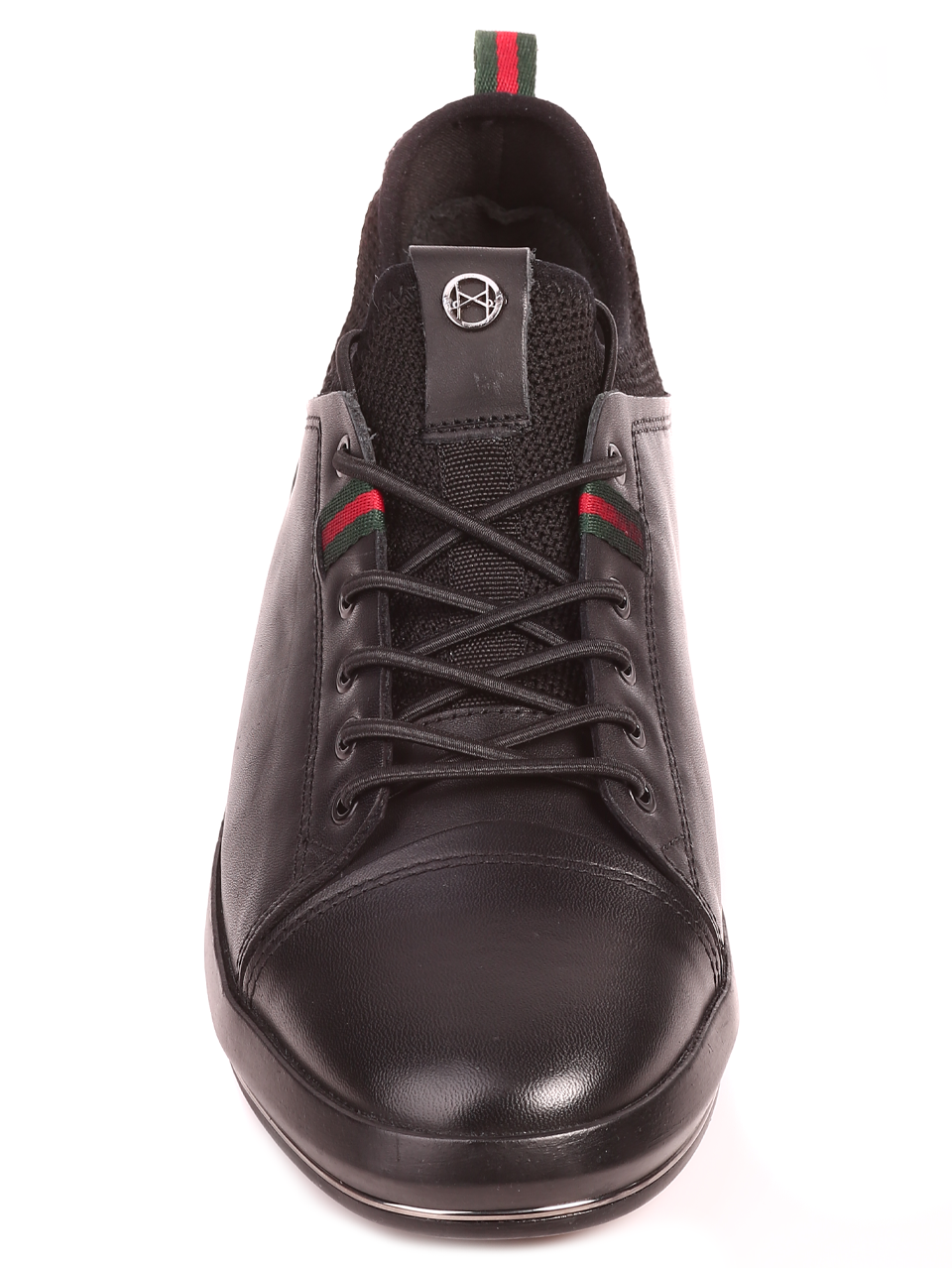 Мъжки обувки от естествена кожа в черно 10397 black