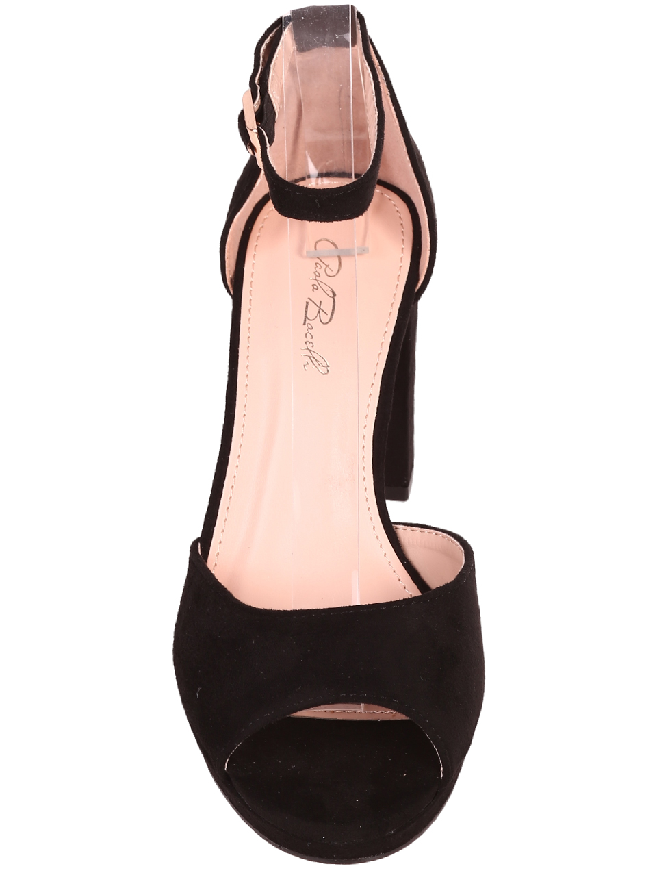 Елегантни дамски сандали в черно 4M-24020 black mf