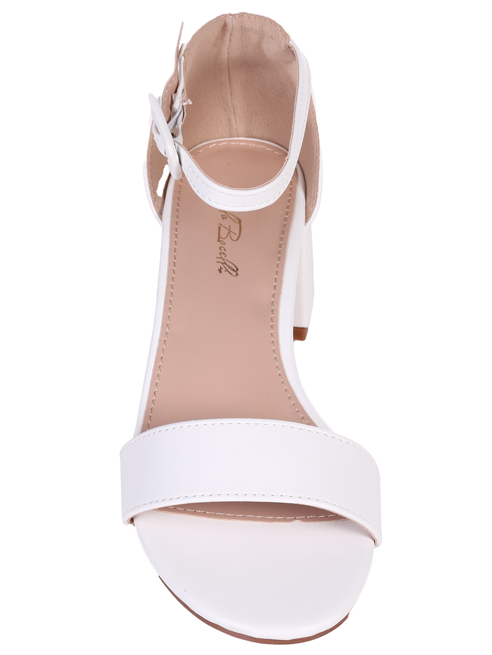 Елегантни дамски сандали в бяло 4M-24041 white-22178