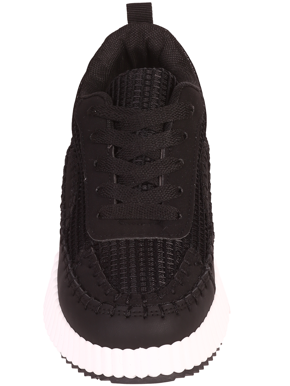 Ежедневни обувки от текстил в черно 3U-24079 black