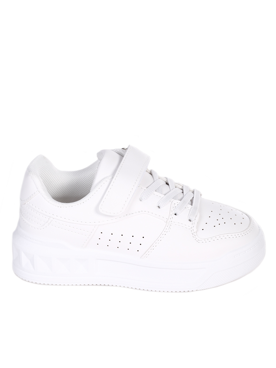 Комфортни детски обувки в бяло 18U-24082 white