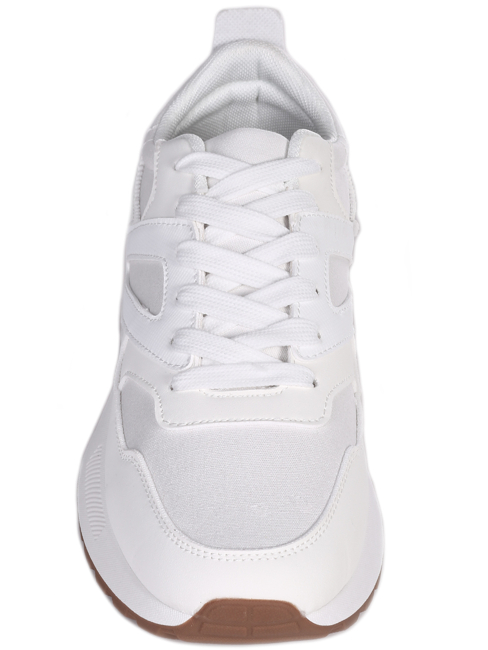 Ежедневни мъжки комфортни обувки в бяло 7U-24084 white
