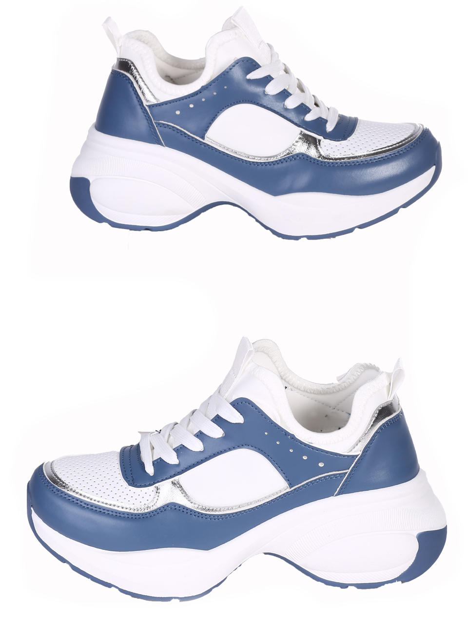 Eжедневни дамски обувки в синьо 3U-24091 blue