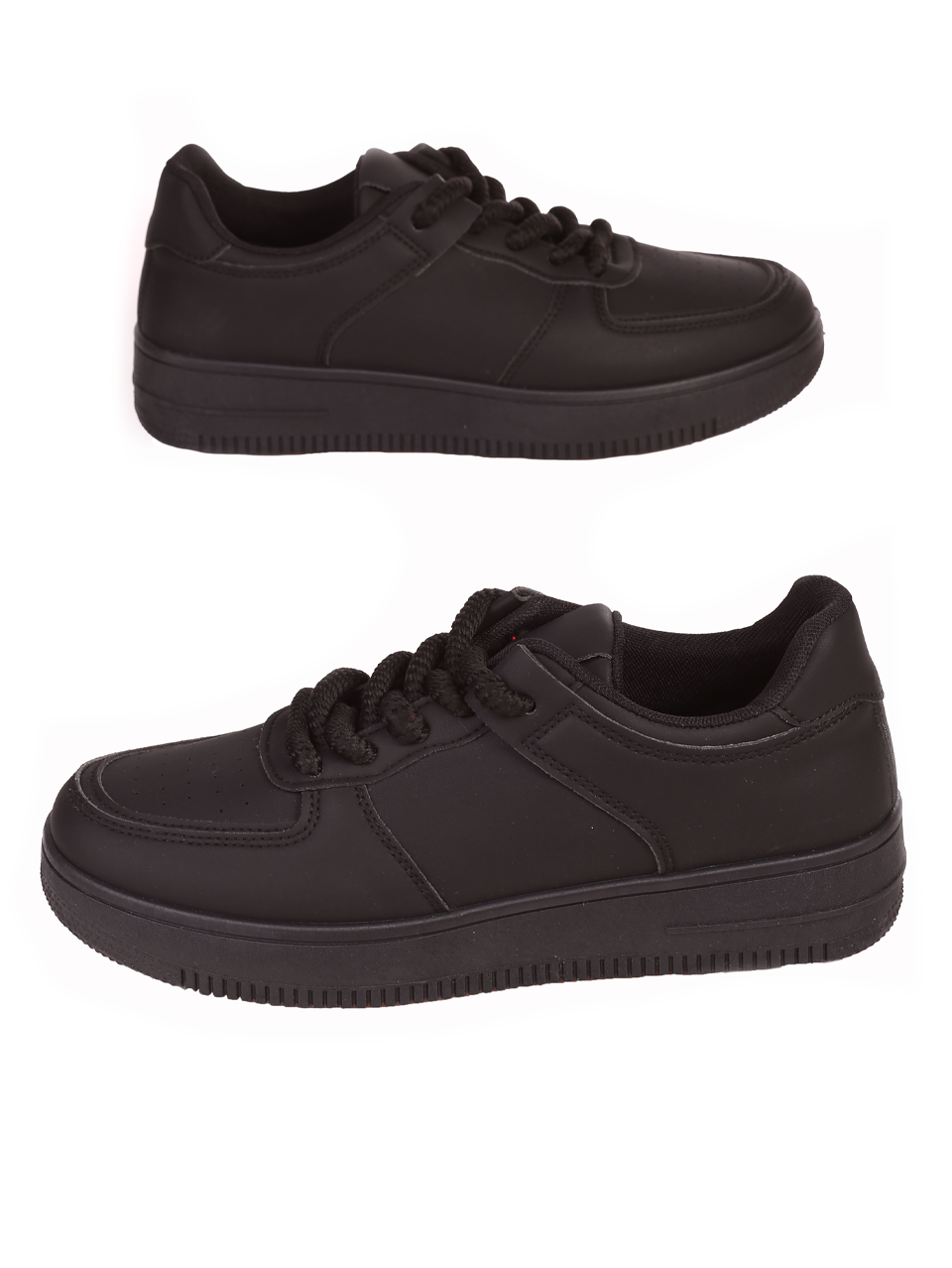 Eжедневни мъжки обувки в черно 7U-24116 all black