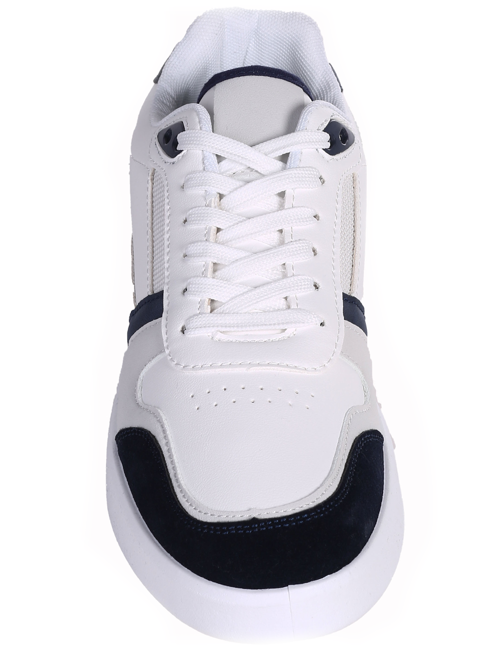Eжедневни мъжки обувки в бял/син цвят 7U-24118 white/blue