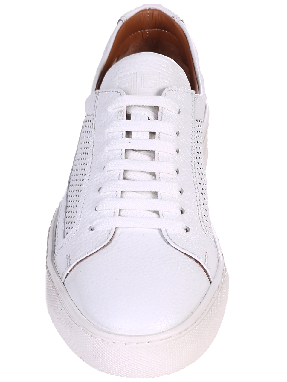 Ежедневни мъжки обувки от естествена кожа 7AT-24364 white