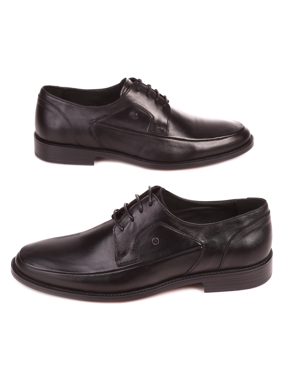Елегантни мъжки обувки от естествена кожа 153-5833 black