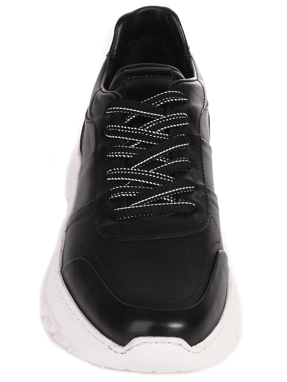 Ежедневни мъжки обувки от естествена кожа 152-19202 S-2 black