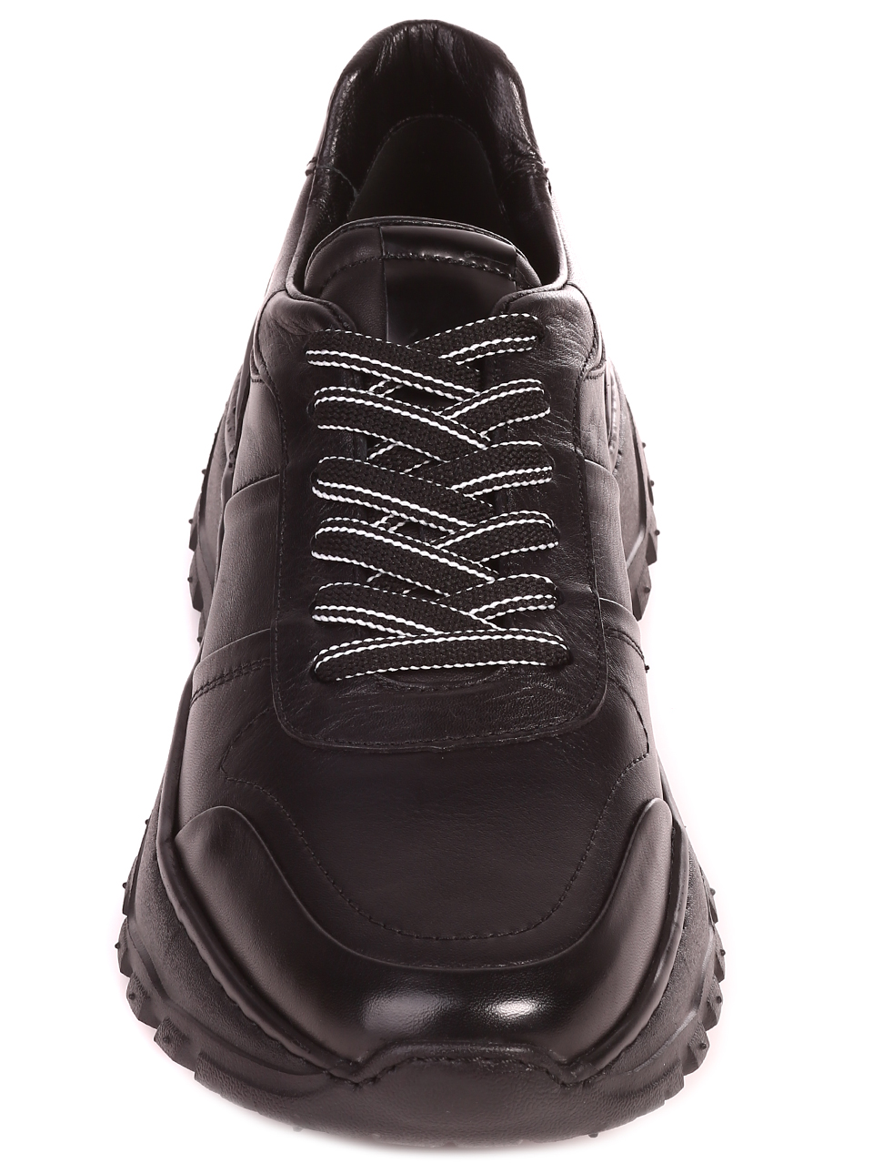 Eжедневни мъжки обувки от естественакожа 152-19202 S-3 all black