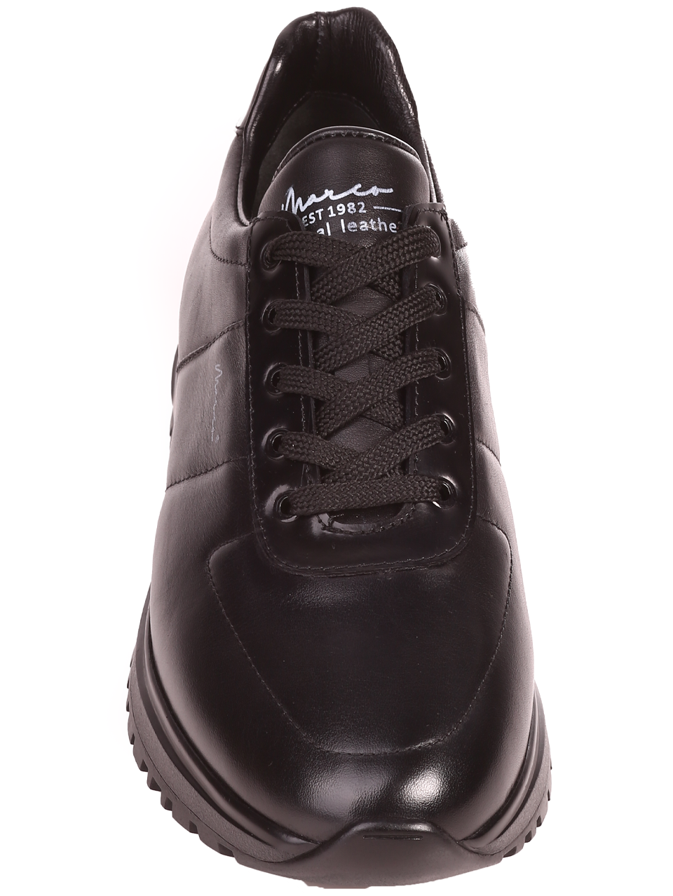 Ежедневни мъжки обувки от естествена кожа  152-19493 S-2 black