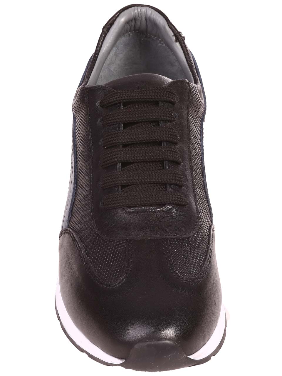 Ежедневни мъжки обувки от естествена кожа 7AT-24362 black