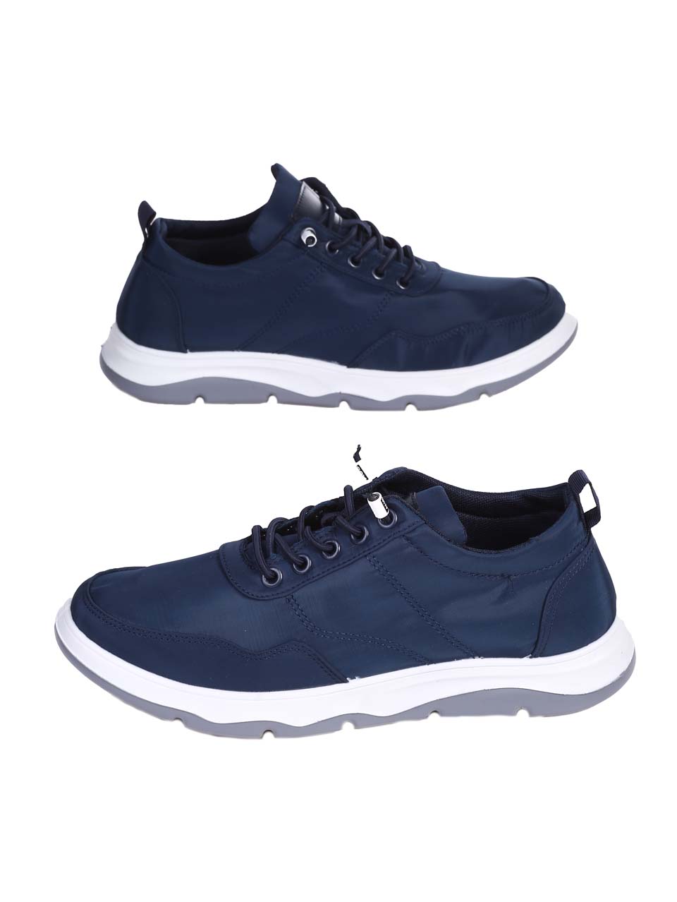 Ежедневни мъжки комфортни обувки в син цвят 7H-24189 blue