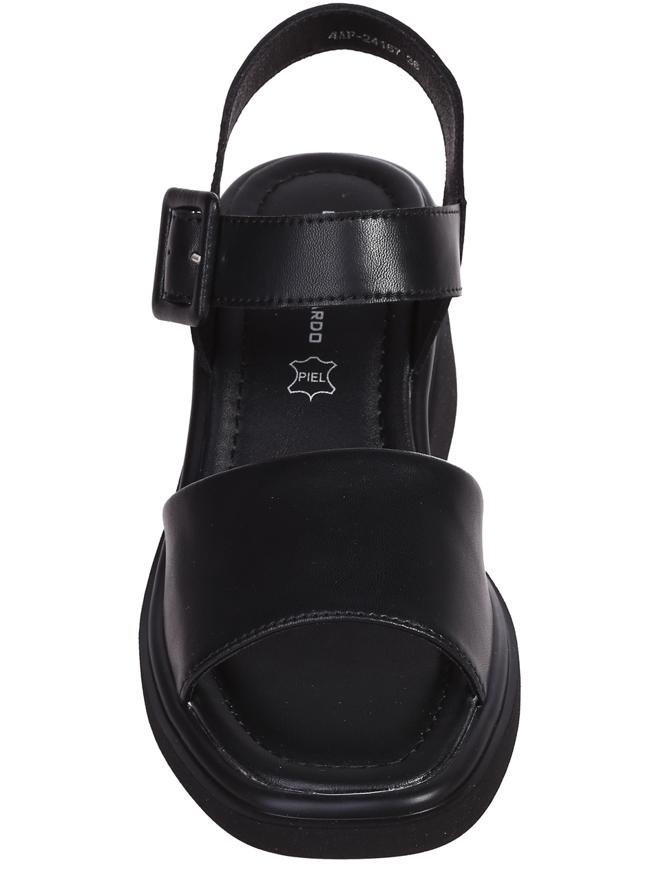 Ежедневни дамски сандали на платформа в черно 4AF-24167 black