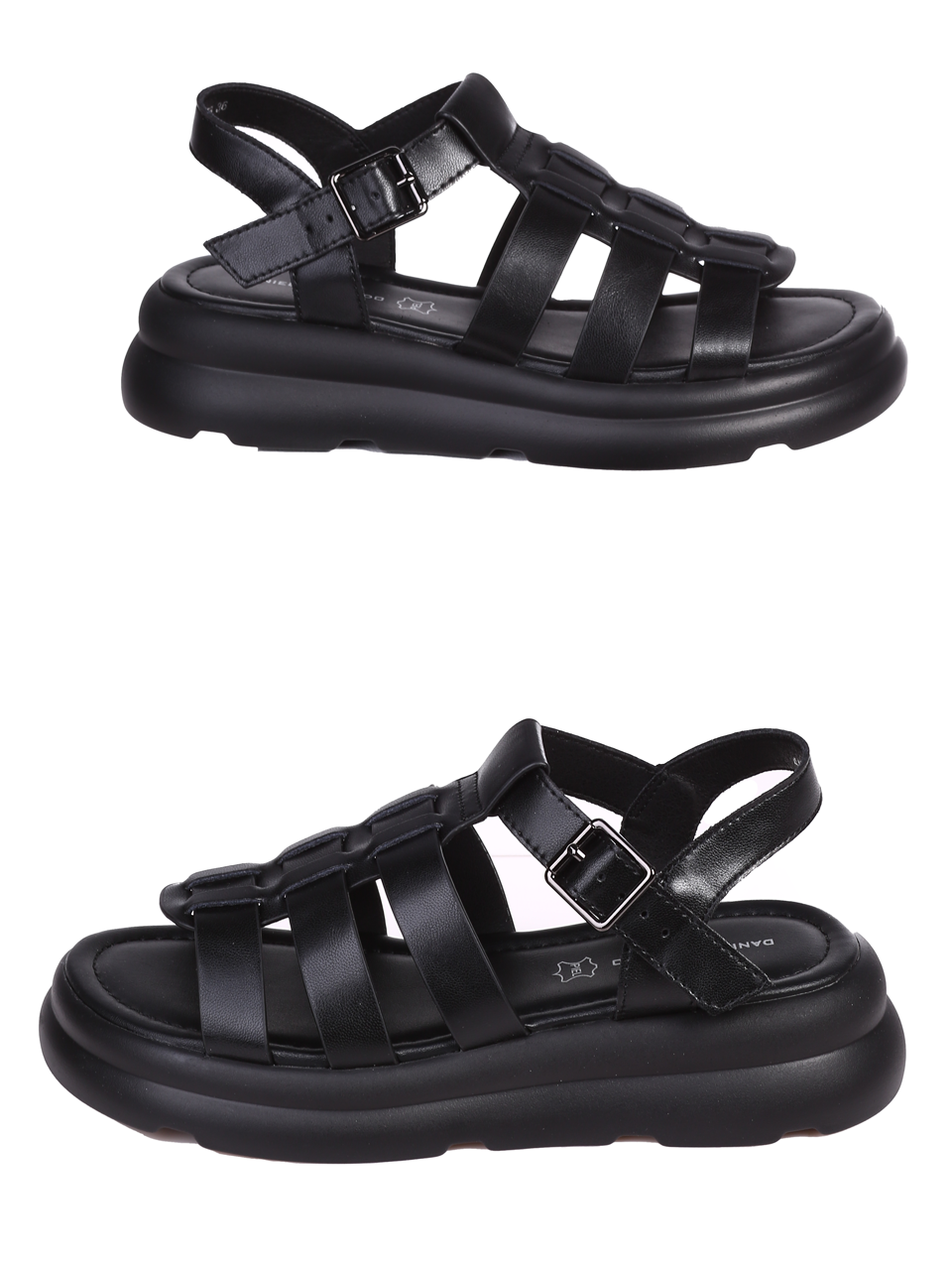 Ежедневни дамски сандали в черно 4AF-24173 black