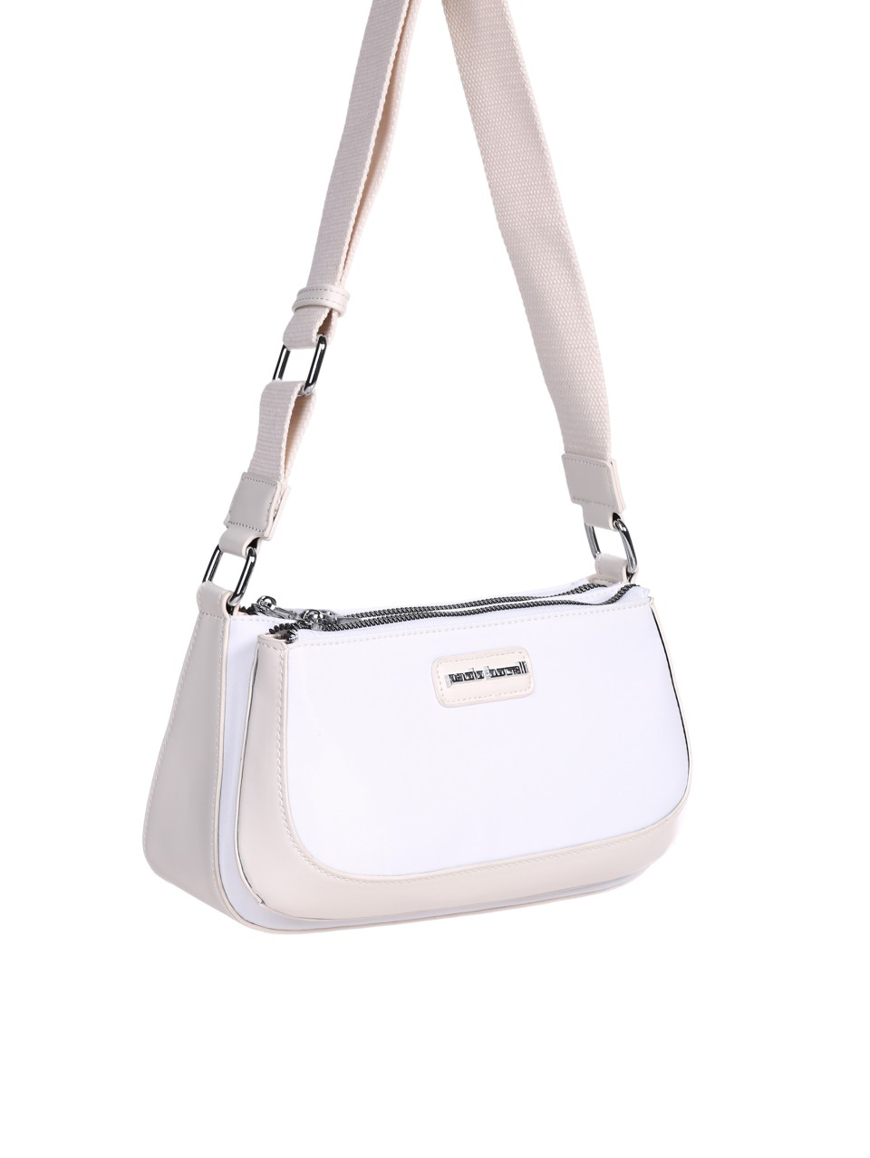 Ежедневна дамска чанта в бяло 9Q-24270 white