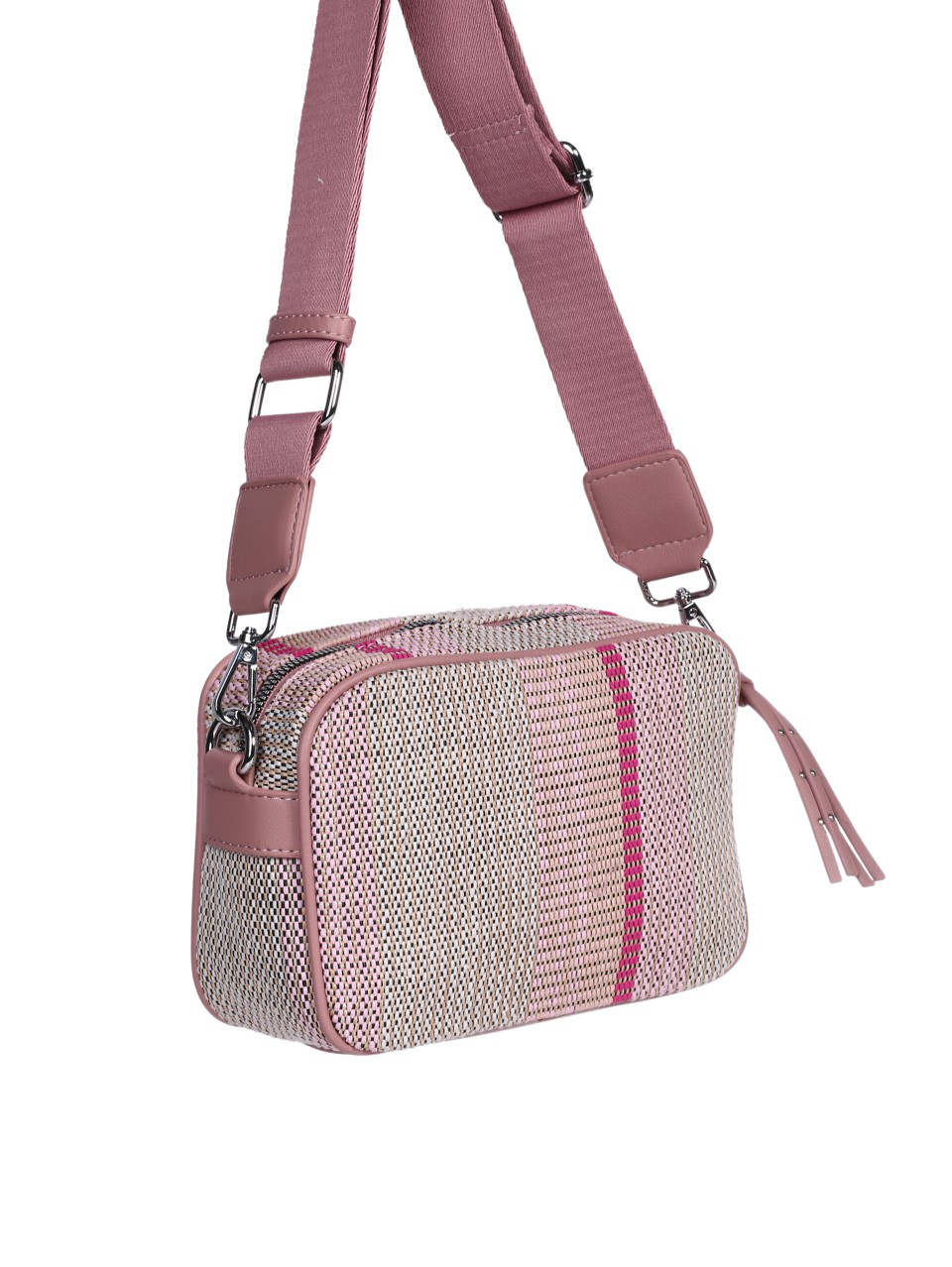 Ежедневна дамска чанта в розово 9Q-24280 pink