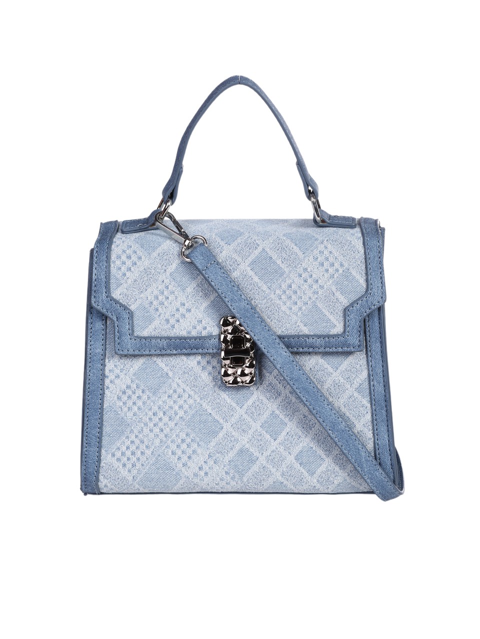 Ежедневна дамска чанта в синьо 9V-24307 blue
