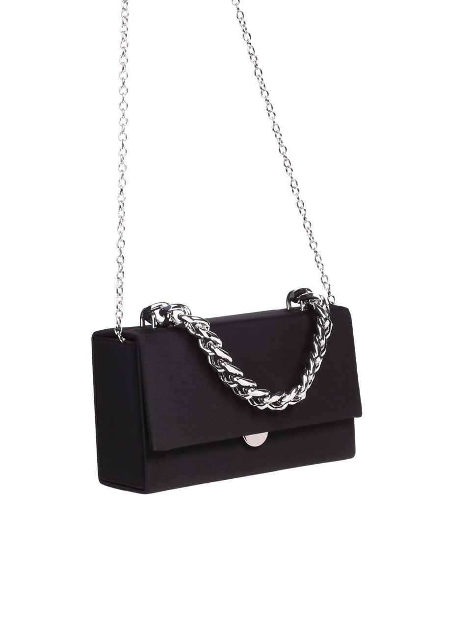 Елегантна дамска чанта тип клъч в черно 9AG-24254 black
