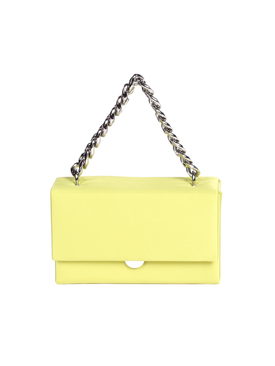 Елегантна дамска чанта тип клъч в жълто 9AG-24254 lime