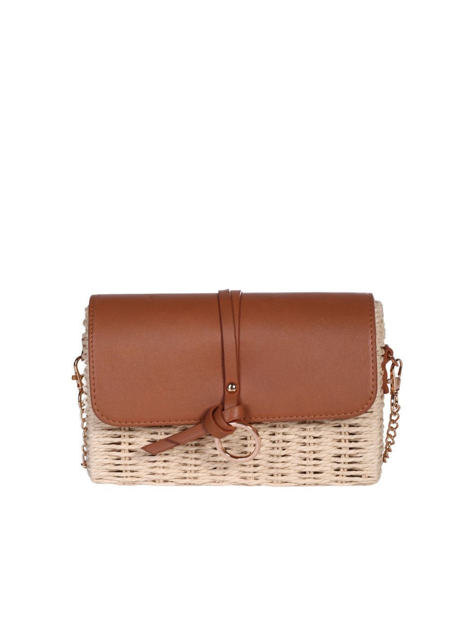 Ежедневна дамска чанта в бежово 9V-24261 beige