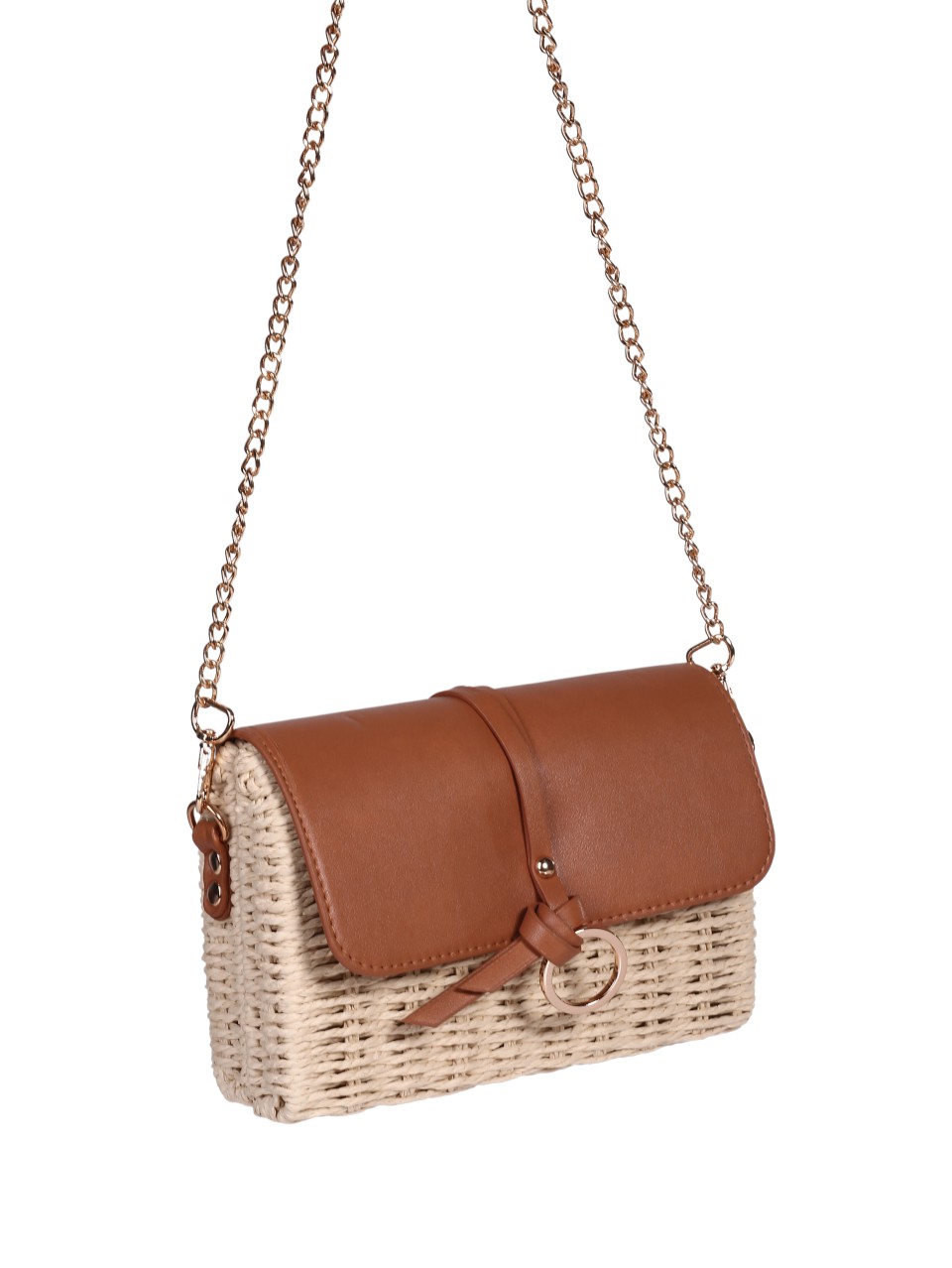 Ежедневна дамска чанта в бежово 9V-24261 beige