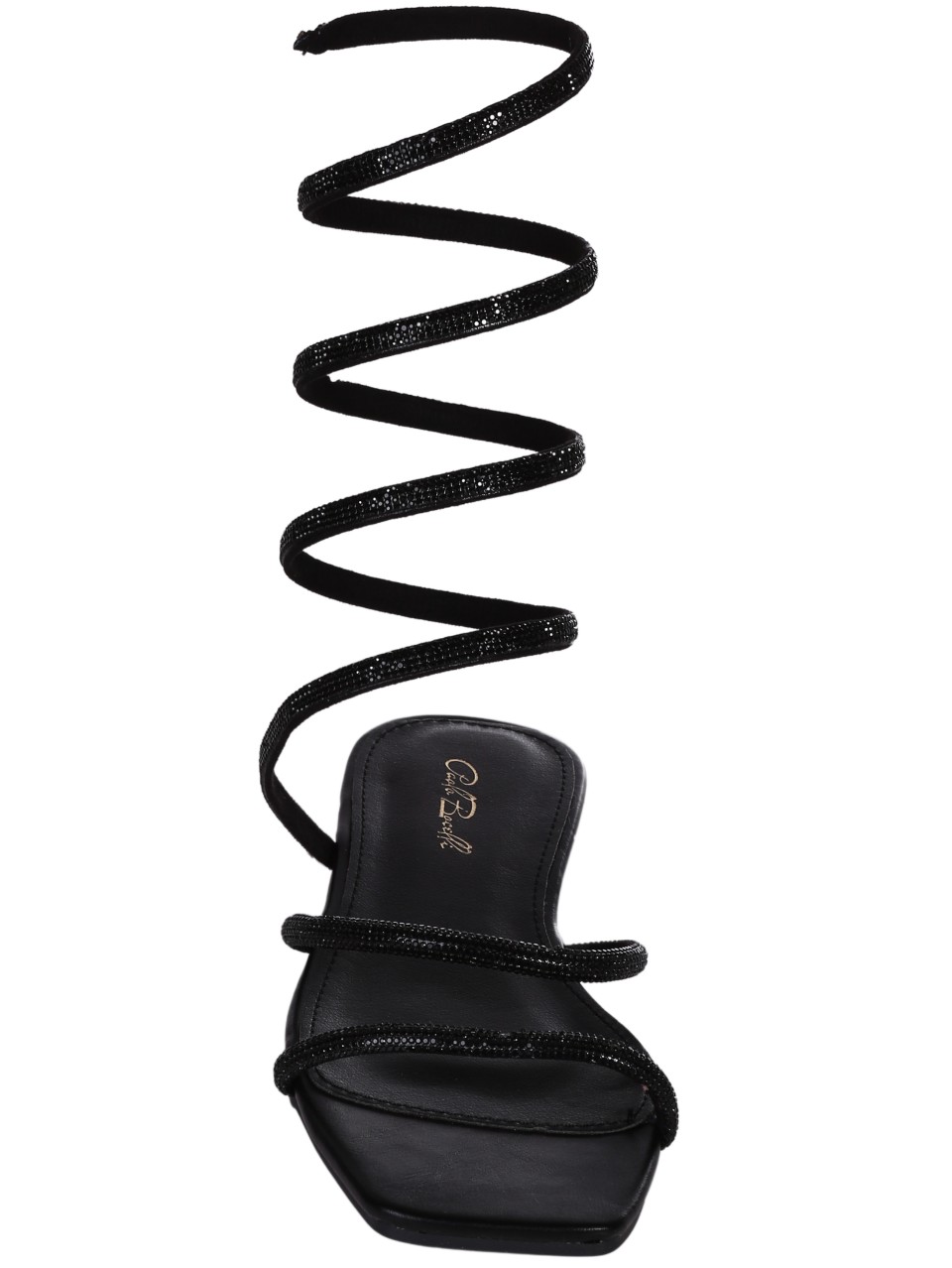 Елегантни дамски сандали в черно 4M-24024 black