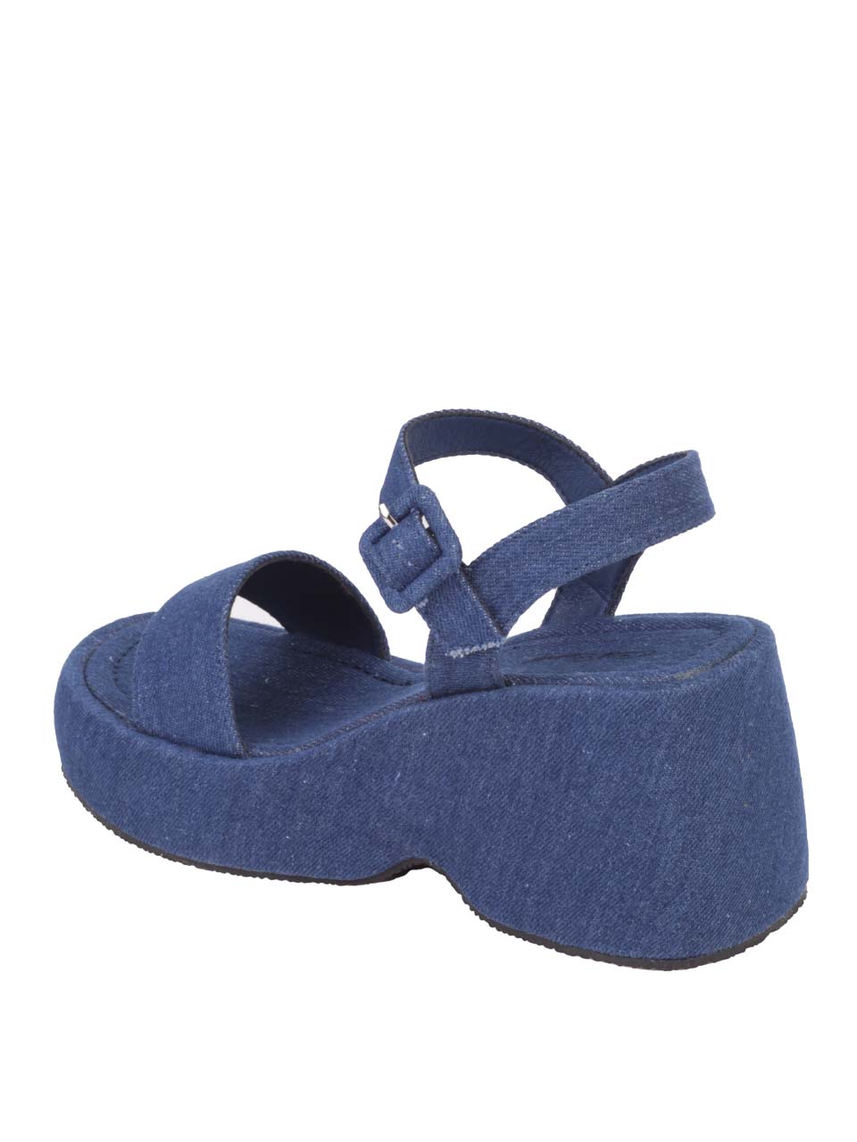 Ежеднeвни дамски сандали на платформа в синьо 4H-24178 dk.blue