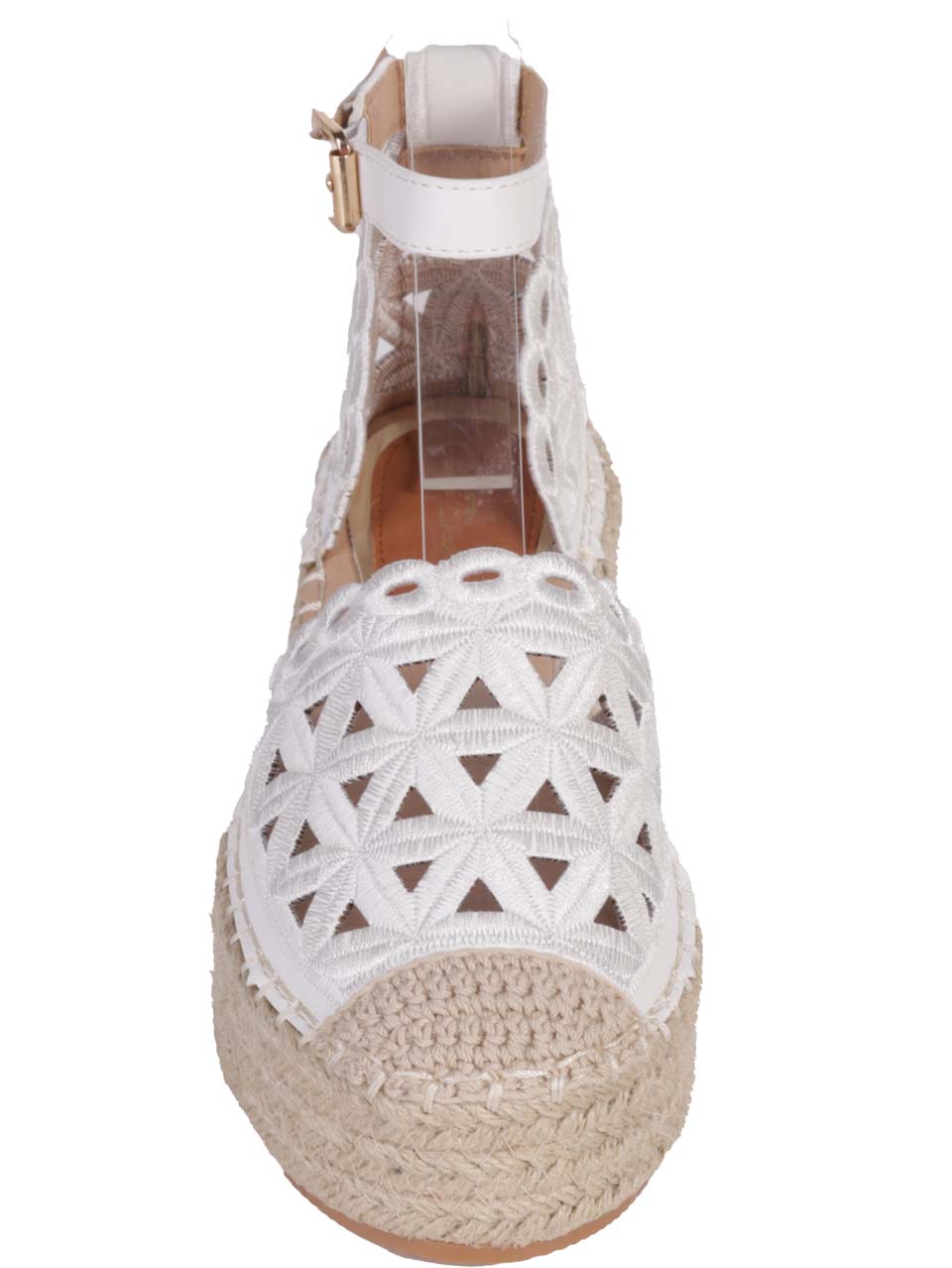 Ежедневни дамски обувки в бяло 3H-24193 white