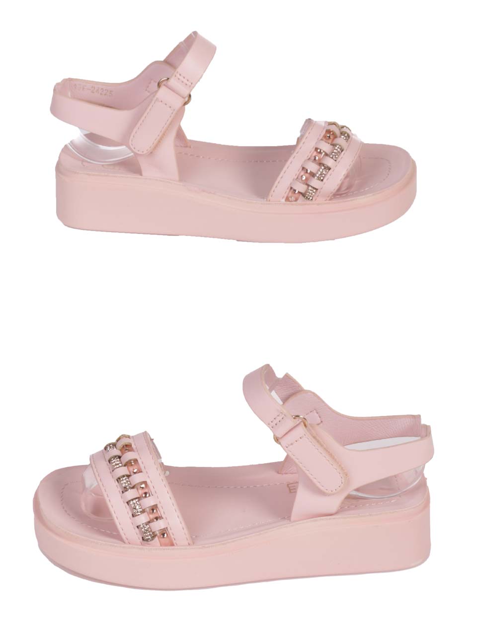Ежедневни детски сандали в розово 17F-24225 pink