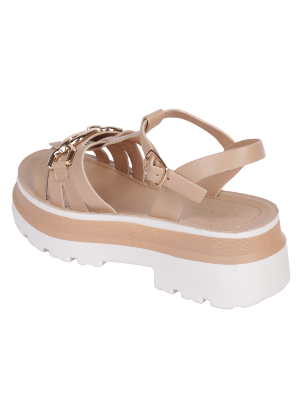 Ежедневни дамски сандали в бежово 4F-24230 beige