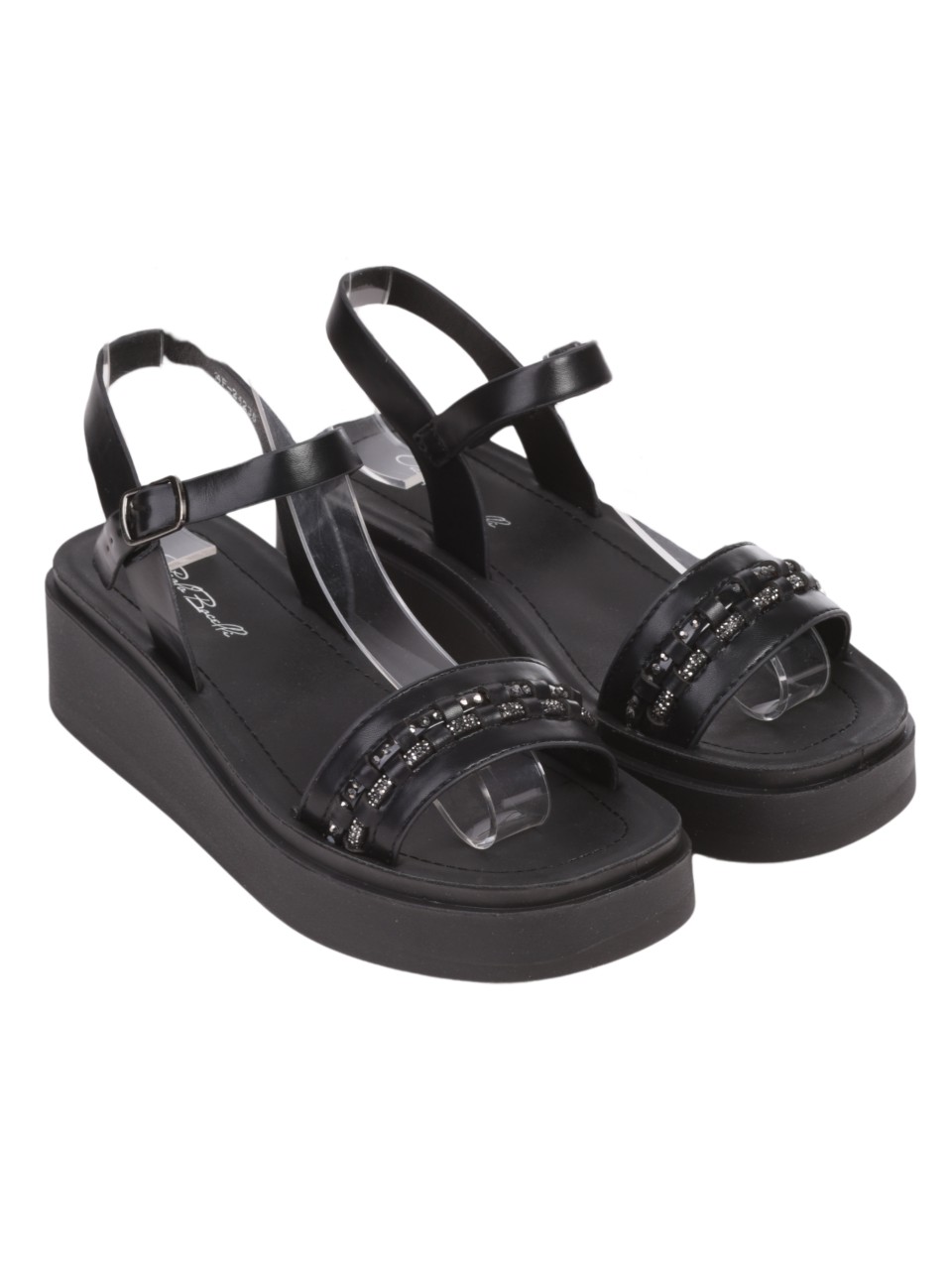 Ежедневни дамски сандали в черно 4F-24235 black