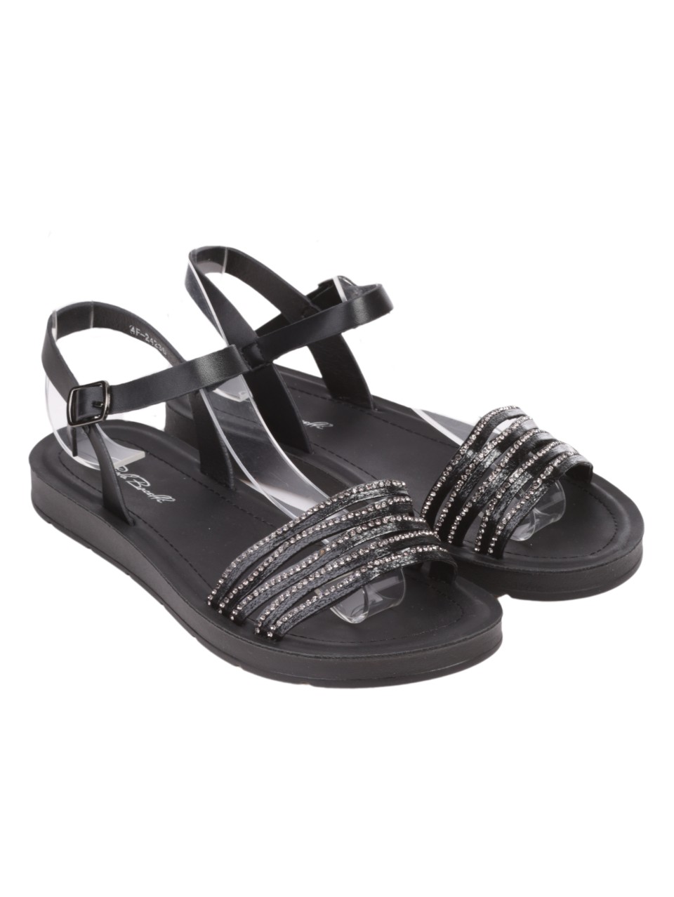 Ежедневни дамски сандали в черно 4F-24236 black