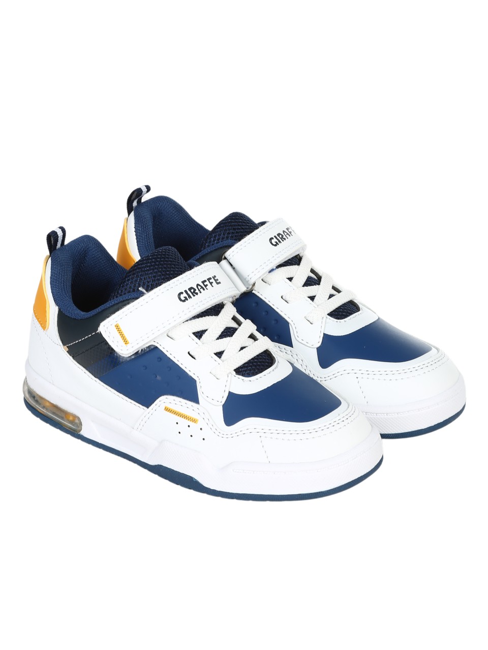 Детски комфортни обувки в бял/нави цвят 18K-24541 white/navy