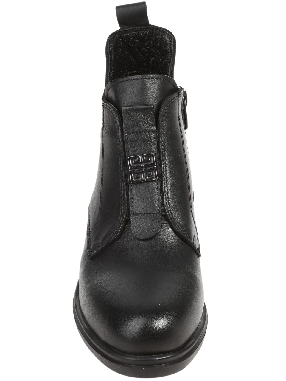 Ежедневни дамски боти от естествена кожа в черно 2AT-24724 MAX black