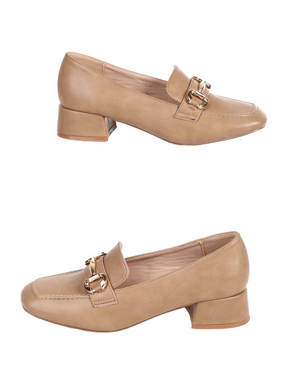 Ежедневни дамски обувки в бежово 3M-24629 beige