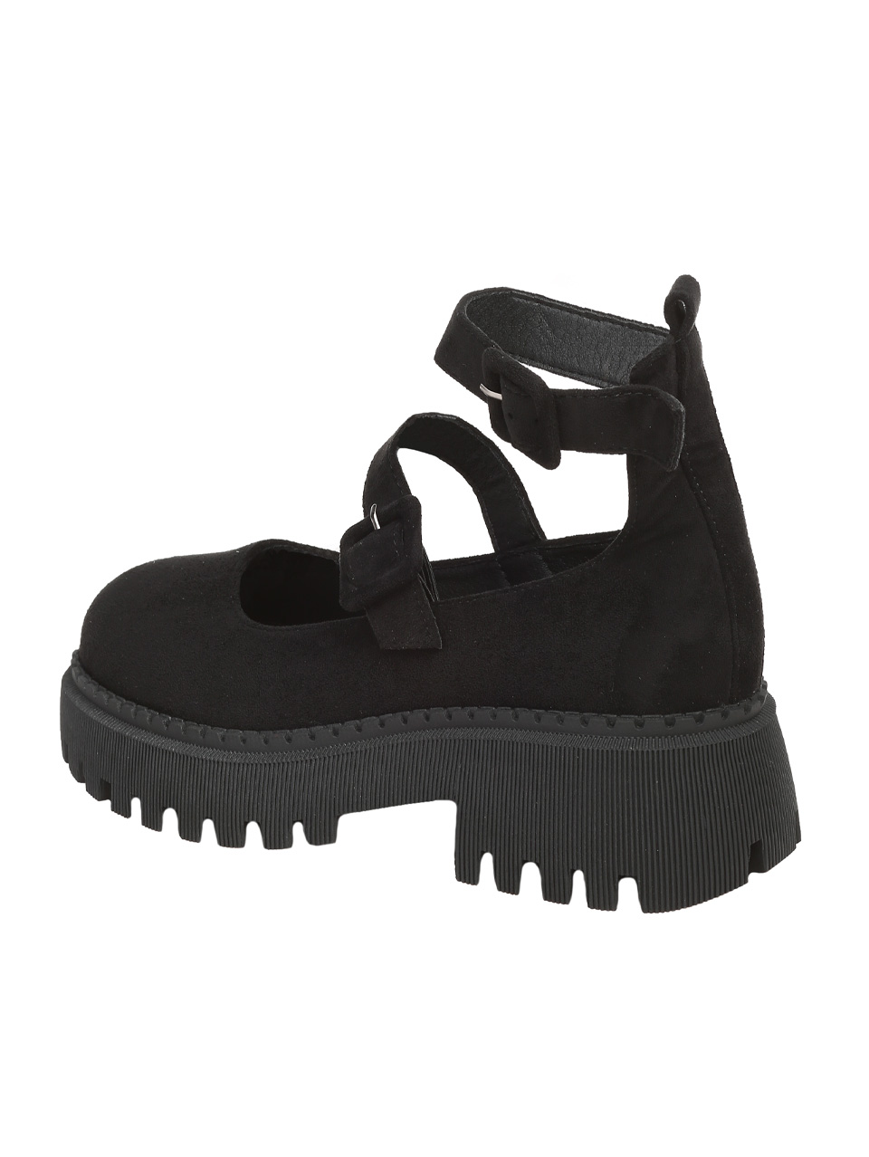 Ежедневни дамски обувки в черно 3C-24639 black