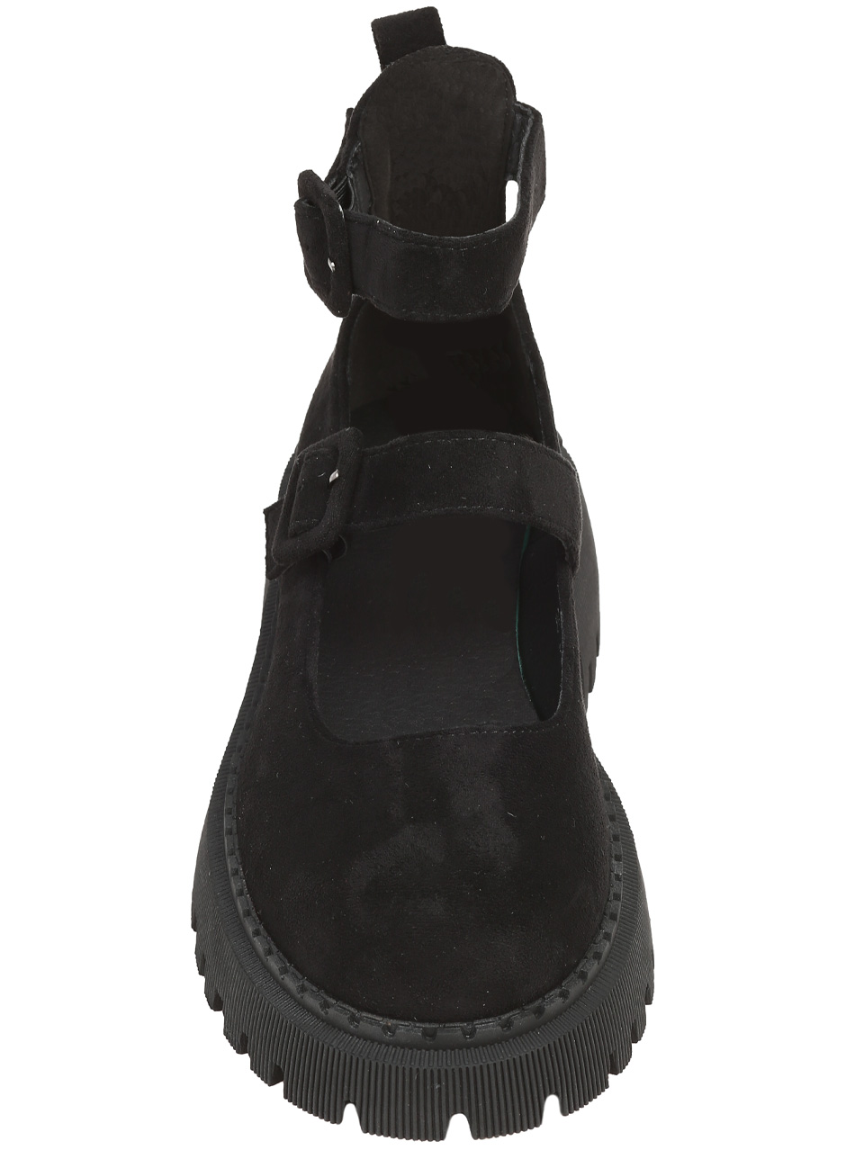 Ежедневни дамски обувки в черно 3C-24639 black