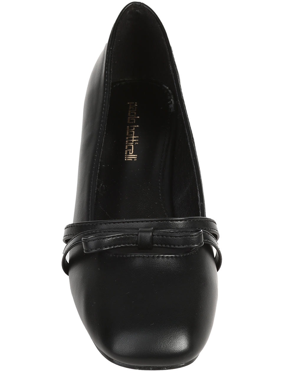Ежедневни дамски обувки в черно 3M-24647 black pu