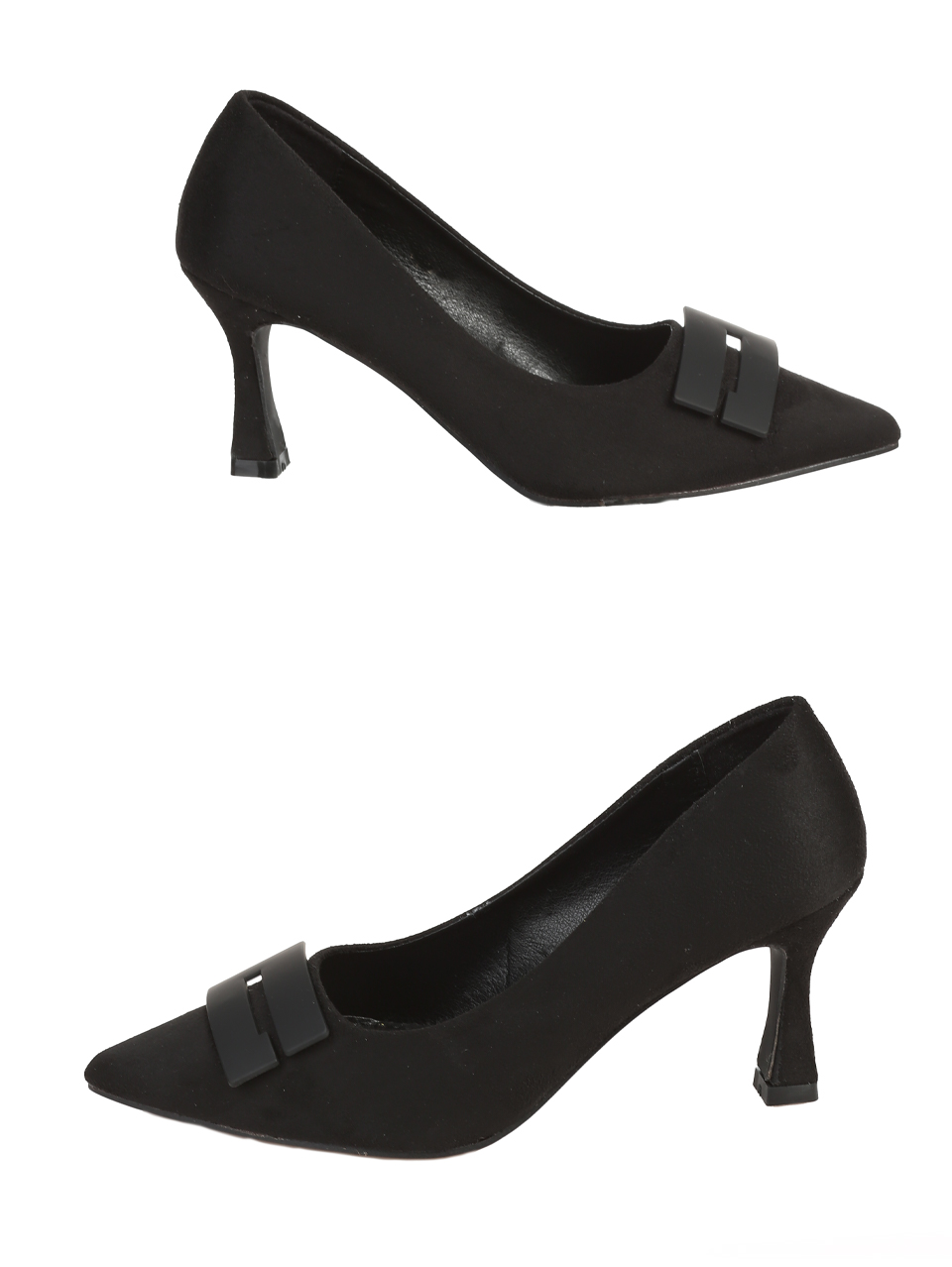 Елегантни дамски обувки в черно 3M-24660 black