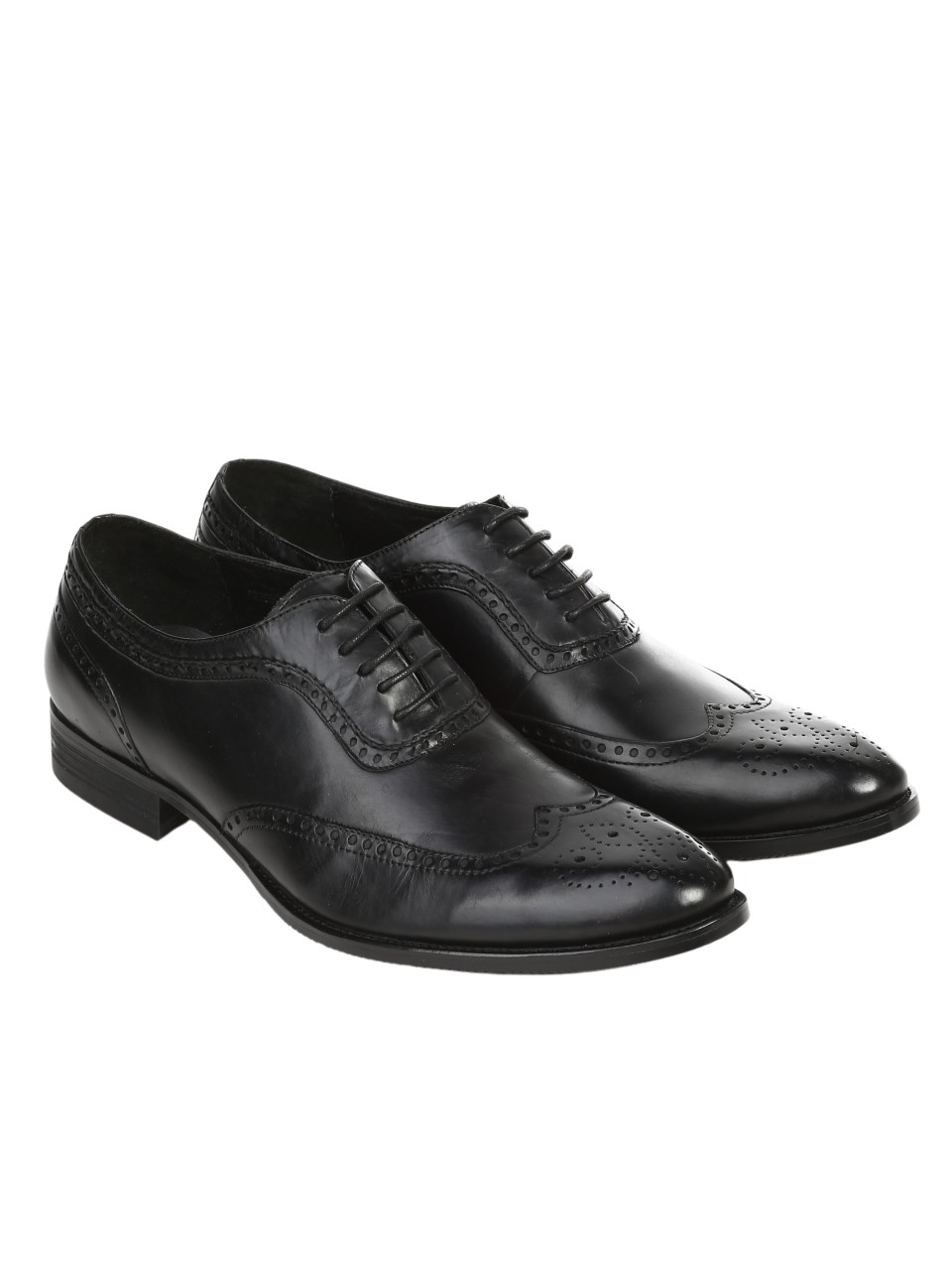 Eлегантни мъжки обувки от естесвена кожа 7230505 black