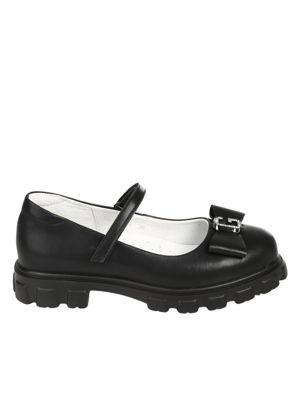 Детски обувки от естествена кожа в черно 18I-24604 black